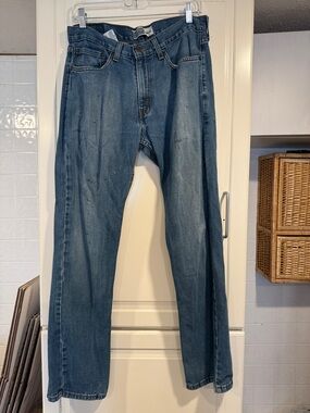 Levis Men's Blue Straight-Leg Jeans size 32x32 3:22